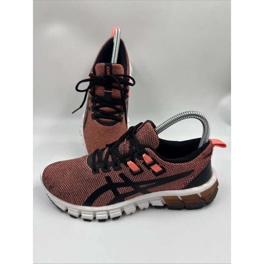 Women’s Asics Gel-Quantum 90 1022A120 Sun Coral/Black Athletic Sport Style Sz 6